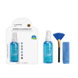 Kit Limpieza Pantallas WePhone 3 en 1 | Gel 100ml Profesional