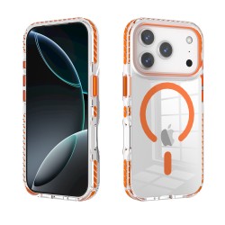 Funda Transparente MagSafe Bordes Reforzados para iPhone 17 Pro Max | Wephone Mayorista