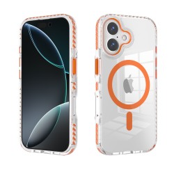 Funda Transparente MagSafe Bordes Reforzados para iPhone 17 Pro Max | Wephone Mayorista