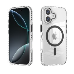 Funda Transparente MagSafe Bordes Reforzados para iPhone 17 Pro Max | Wephone Mayorista