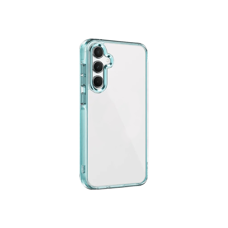 Funda Transparente Antigolpes con Borde Multicolor para SAMSUNG A17