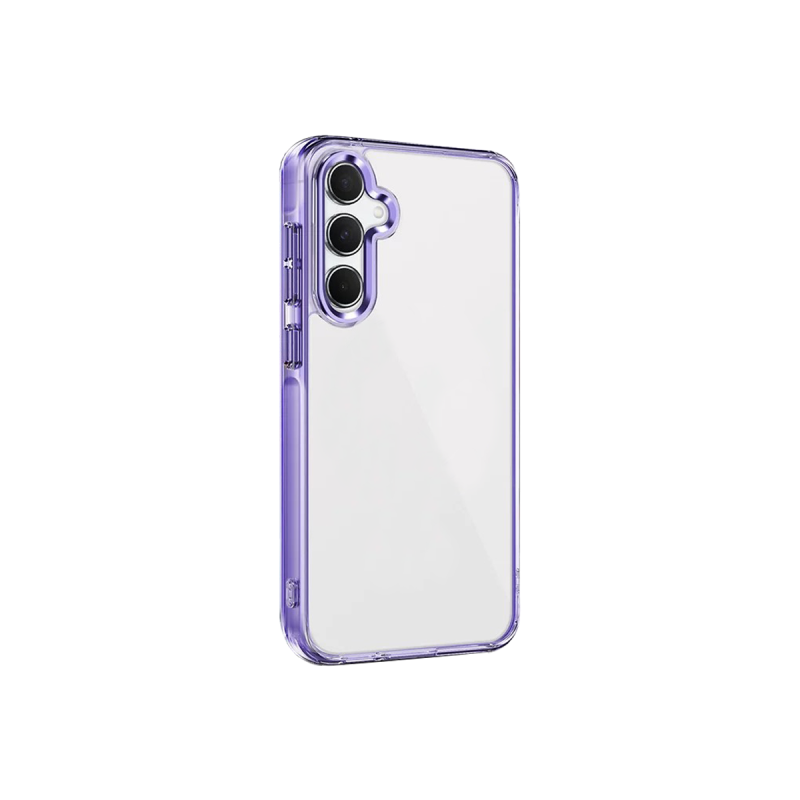 Funda Transparente Antigolpes con Borde Multicolor para SAMSUNG A17