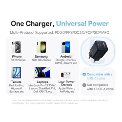 Baseus PicoGo 45W Cargador USB-C Mini | GaN PD | Original – Distribuidor WePhone