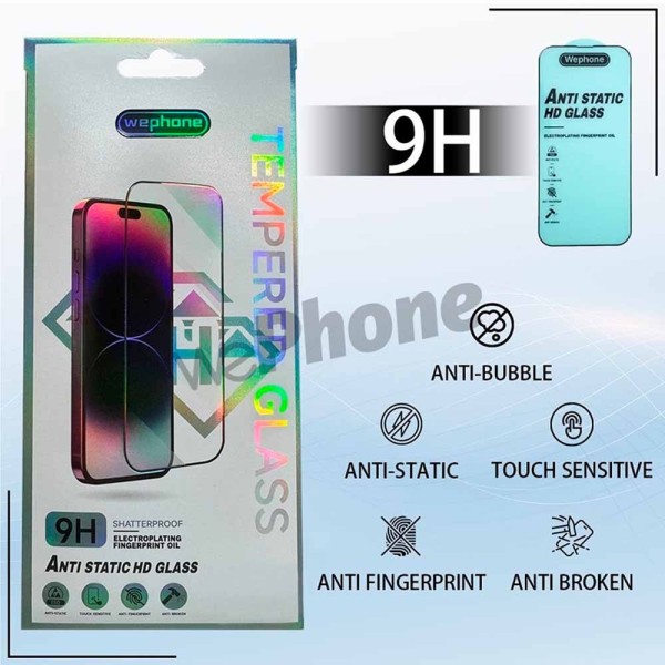 Cristal Templado Full Glue Realme 14X alta resistencia | Wephone Mayorista