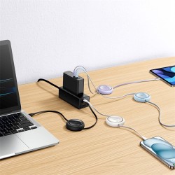 Baseus Free2Draw Mini 100W - Cable USB-c Retráctil PD - Alta Rotación