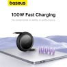 Baseus Free2Draw Mini 100W - Cable USB-c Retráctil PD - Alta Rotación