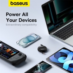 Baseus Free2Draw Mini 100W - Cable USB-c Retráctil PD - Alta Rotación