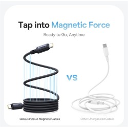 Cable Baseus PicoGo 240W Magnético USB-C