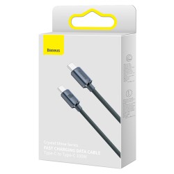 Cable USB-C a USB-C Baseus 100W PD Crystal Shine | Carga Rápida Premium Mayorista