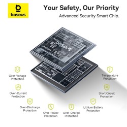 power bank - cargador portatil baseus qpow 2 10000mAh 30W USB-C integrado