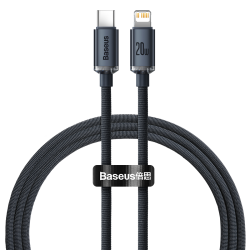Baseus Crystal Shine Cable USB-C a Lightning 20W 1.2m | Carga Rápida Mayorista