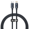 Baseus Crystal Shine Cable USB-C a Lightning 20W 1.2m | Carga Rápida Mayorista