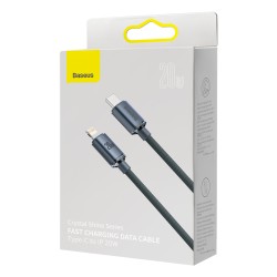 Baseus Crystal Shine Cable USB-C a Lightning 20W 1.2m | Carga Rápida Mayorista
