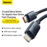 Baseus Crystal Shine Cable USB-C a Lightning 20W 1.2m | Carga Rápida Mayorista