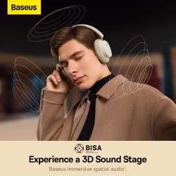 Baseus Bowie D05 Auriculares Over-Ear 70h Bluetooth 5.3