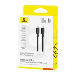 Baseus Silky Cable USB-C a USB-C 100W 1m | Carga Rápida PD Mayorista