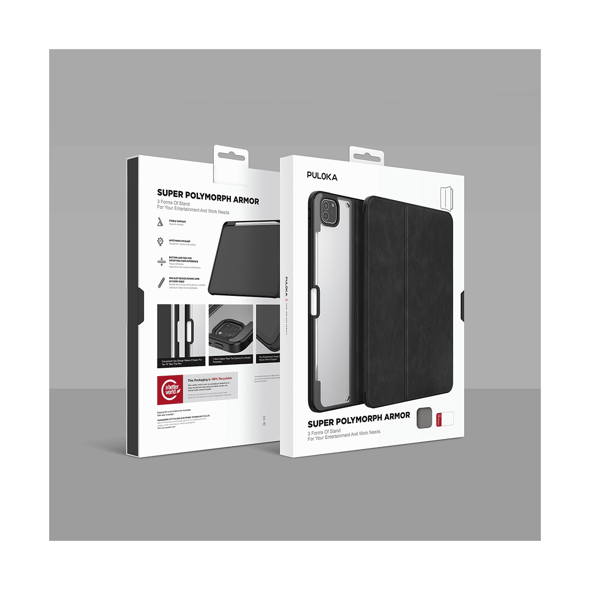 Funda Tablet Puloka Super Polymorph Armor iPad Pro 13" 2025 | Wephone Mayorista