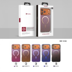 Funda Puloka MagSafe Degradado Mate Antihuellas iPhone | Wephone Mayorista