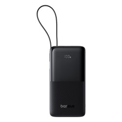 Baseus Bipow 2 Power Bank 10000mAh 20W con Cable USB-C y Display – Negro (B2B)