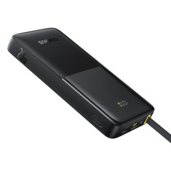 Baseus Bipow 2 Power Bank 10000mAh 20W con Cable USB-C y Display – Negro (B2B)