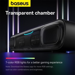 Baseus AeQur DS10 Barra de Sonido Gaming con RGB 7 Colores | BT 5.3 + USB + AUX