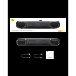 Baseus AeQur DS10 Barra de Sonido Gaming con RGB 7 Colores | BT 5.3 + USB + AUX