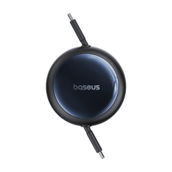 Baseus Nomos Cable Retráctil USB-C a USB-C 100W 1.5m Cosmic Black (PD) | Mayorista