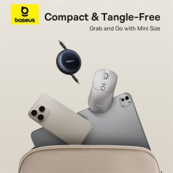 Baseus Nomos Cable Retráctil USB-C a USB-C 100W 1.5m Cosmic Black (PD) | Mayorista