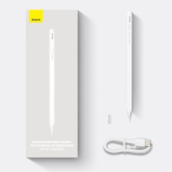 Baseus Smooth Writing 2 Stylus con LED (USB-C) Blanco | Mayorista