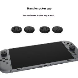 Kit de Protectores de Fibra de Carbono para Nintendo Switch 2 con Tapones y Stick Caps