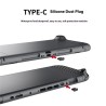 Kit de Protectores de Fibra de Carbono para Nintendo Switch 2 con Tapones y Stick Caps