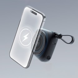 Power Bank Mini 10000mAh 22.5W 3 en 1 | Carga inalámbrica | Wephone WF04