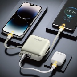 Power Bank Mini 10000mAh 22.5W | USB-C + iPx | UL94 V-0 | Mayorista